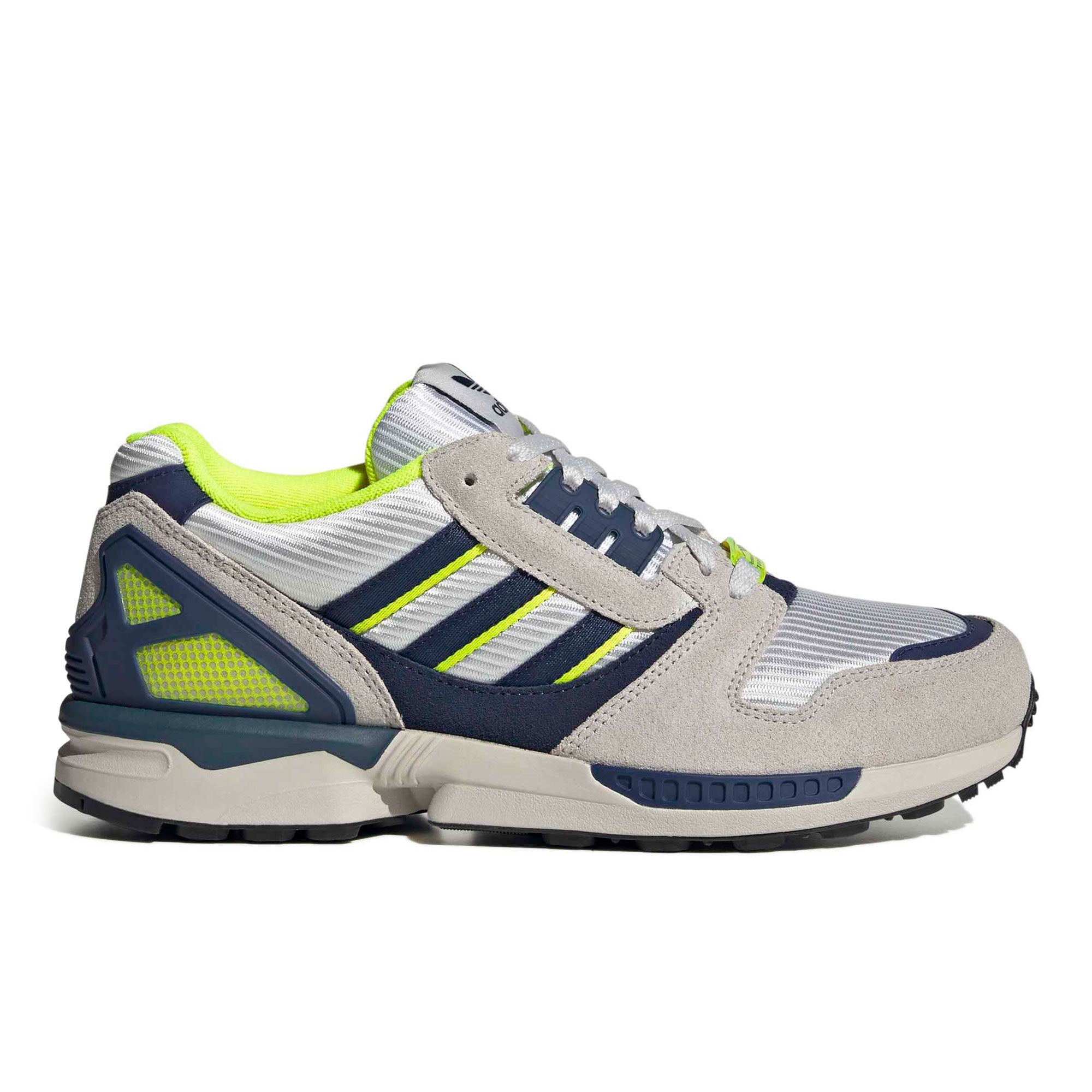 adidas ZX 8000 Footwear White / Dark Blue / Grey One Low Top Sneakers KI5673 Silhouette | Overkill
