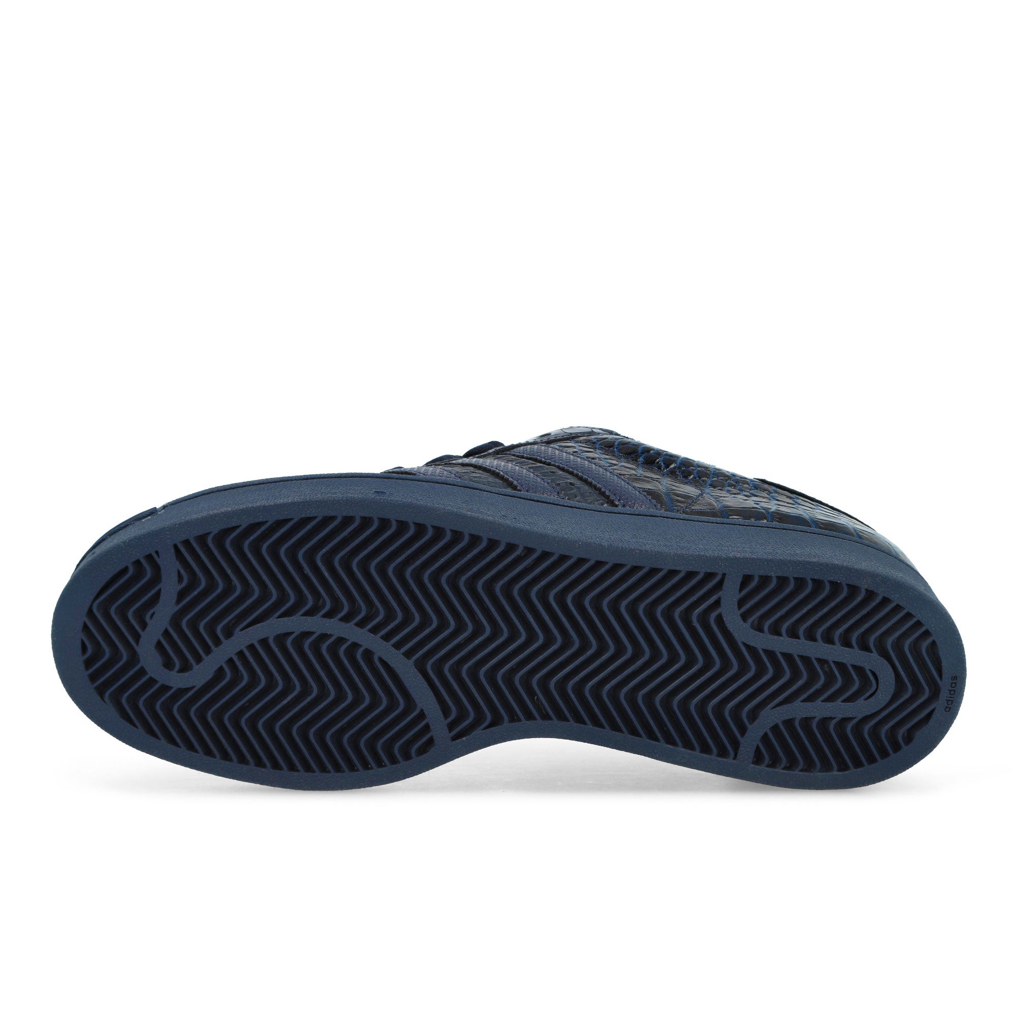 Anthony Edwards x adidas Superstar II Night Indigo / Night Indigo / Silver Metallic Low Top Sneakers KI6585 Detail View 1 | Overkill
