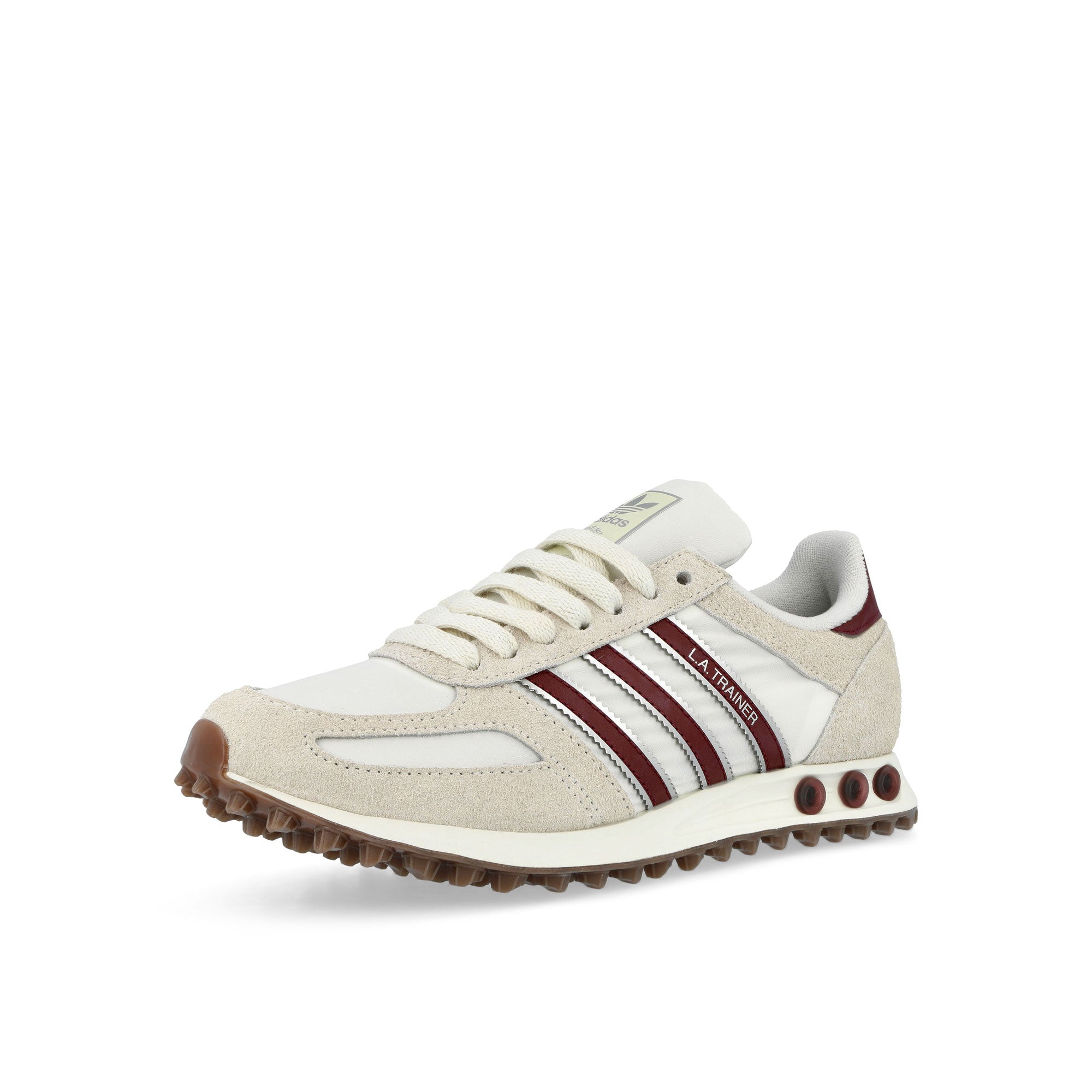 adidas LA Trainer OG W Off White / Shadow Red / Cream White Low Top Sneakers KI8041 Close-up | Overkill
