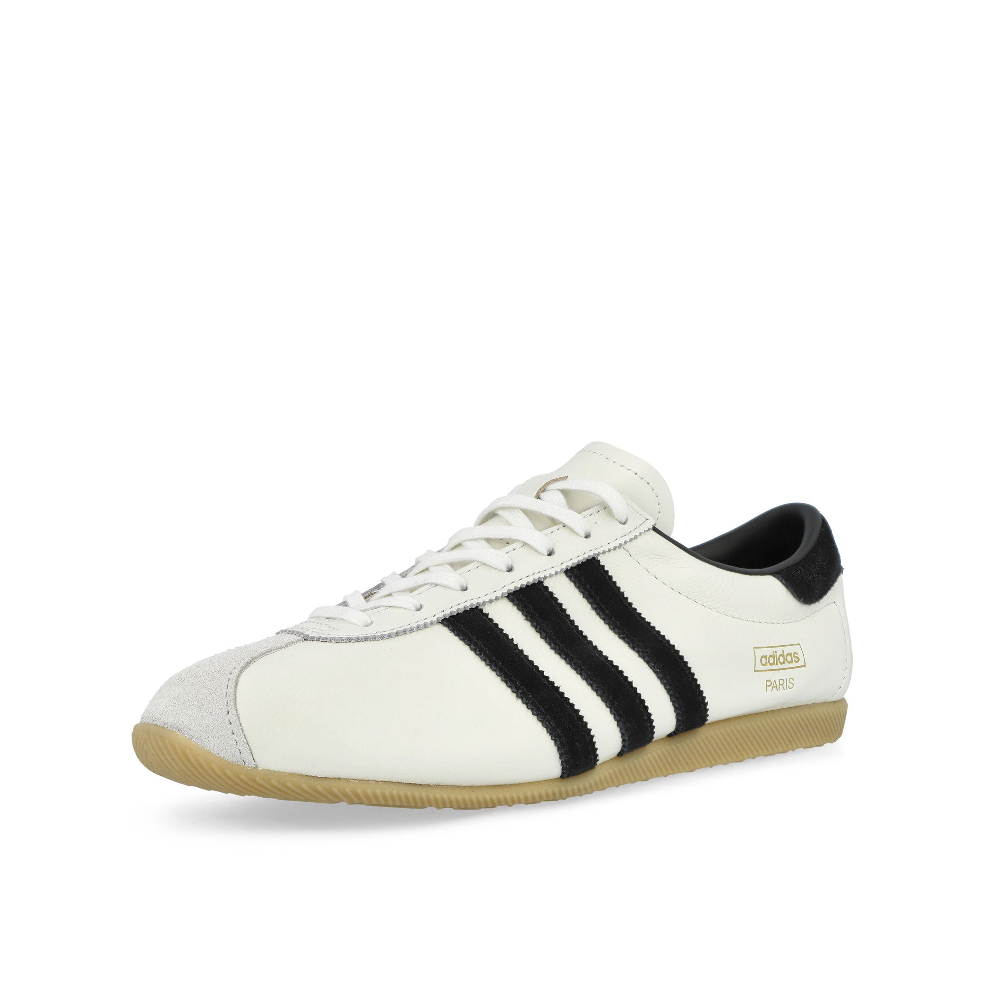 adidas Paris Core Whihte / Core Black Gum 3 Low Top Sneakers KJ1015 Close-up | Overkill