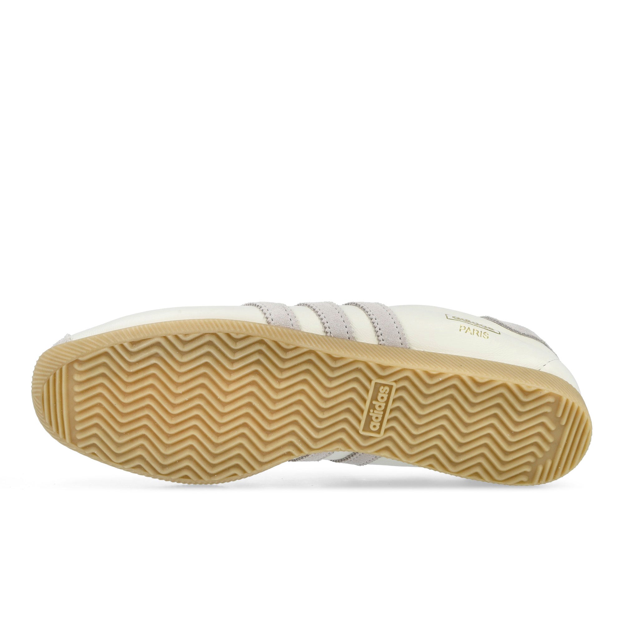 adidas Paris Core White / Chalk Pearl / Gum 3 Low Top Sneakers KJ1016 Detail View 1 | Overkill
