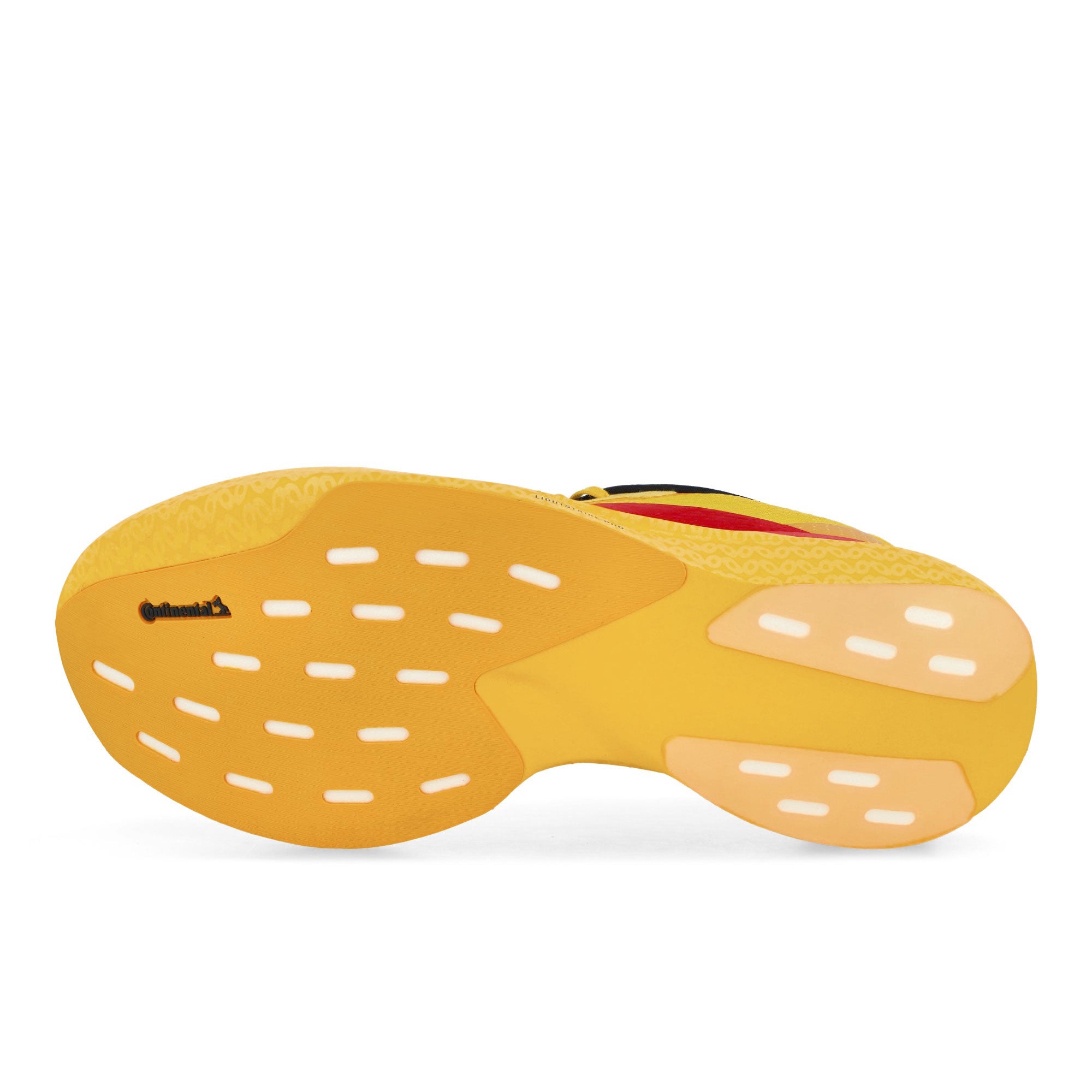 adidas Adizero EVO SL Woven M Bold Gold / Vivid Green / Pure Ruby Low Top Sneakers KJ3625 Detail View 1 | Overkill
