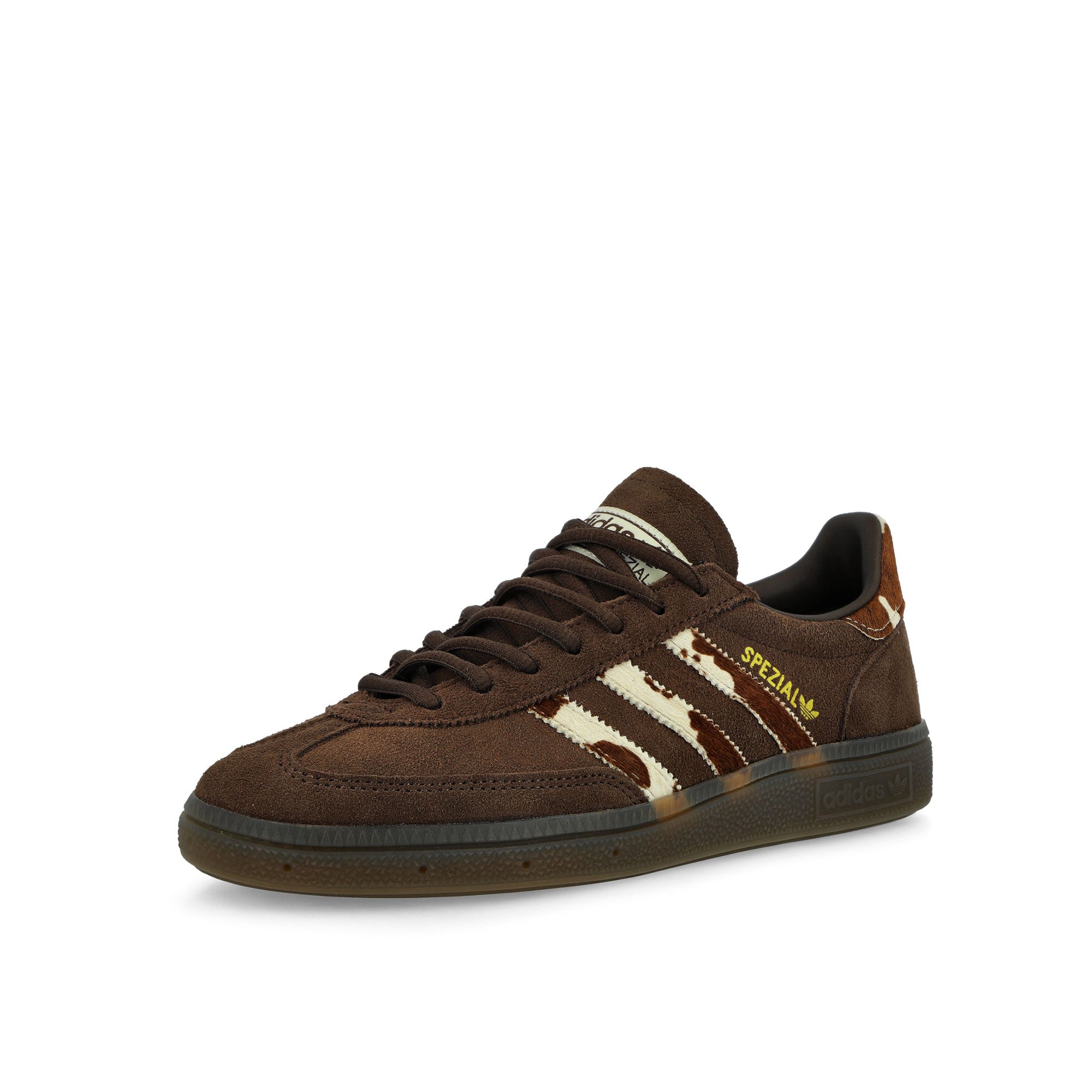 adidas Handball Spezial W Brown / Cream White / Gum 5 Sneaker KJ7422 Close-up | Overkill