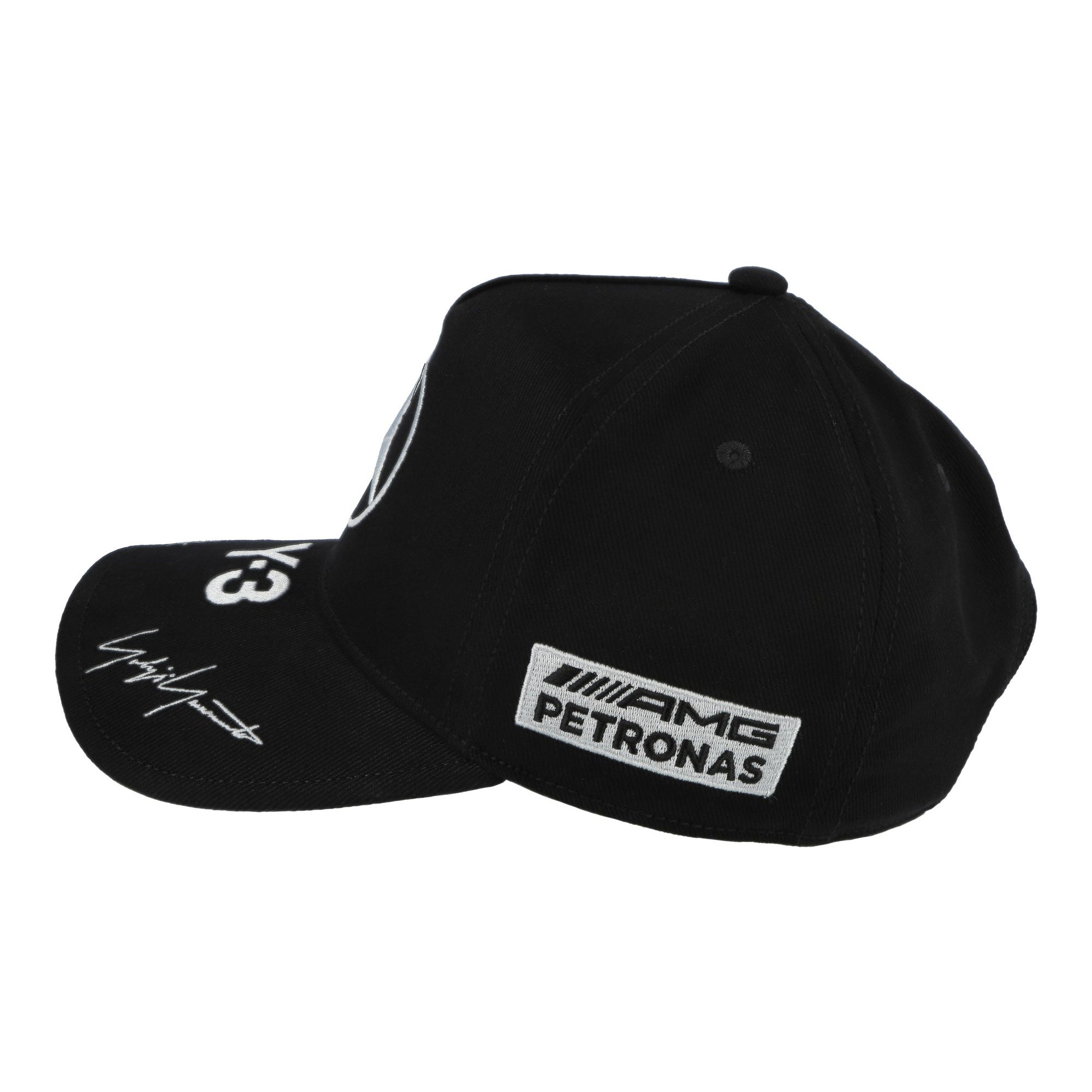 Mercedes-AMG Petronas F1 x Y-3 Race Cap Black Caps KR0352 Close-up | Overkill