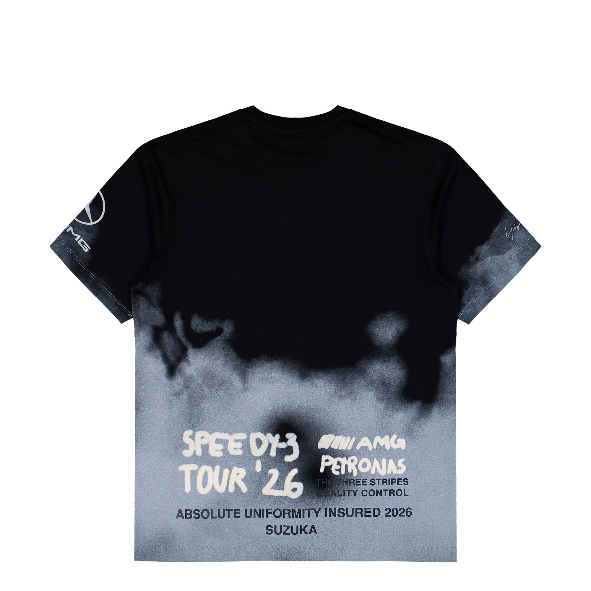 Mercedes-AMG Petronas F1 x Y-3 F1 Tour SS Tee Black T-Shirts KR2376 Close-up | Overkill