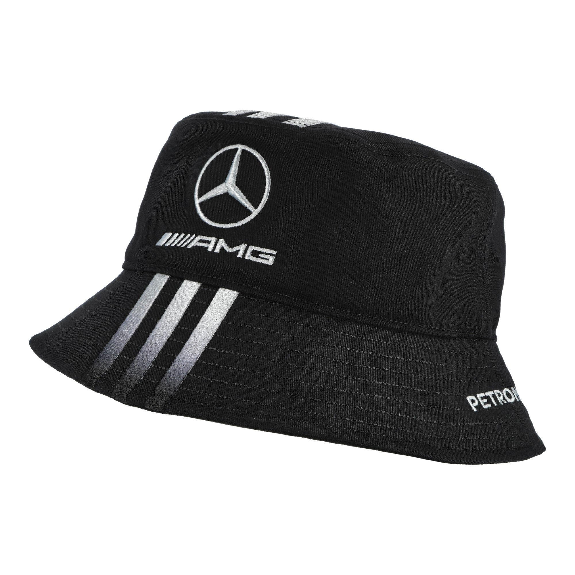 Mercedes-AMG Petronas F1 x Y-3 Bucket Black Bucket Hats KR4911 Detail View 1 | GATE