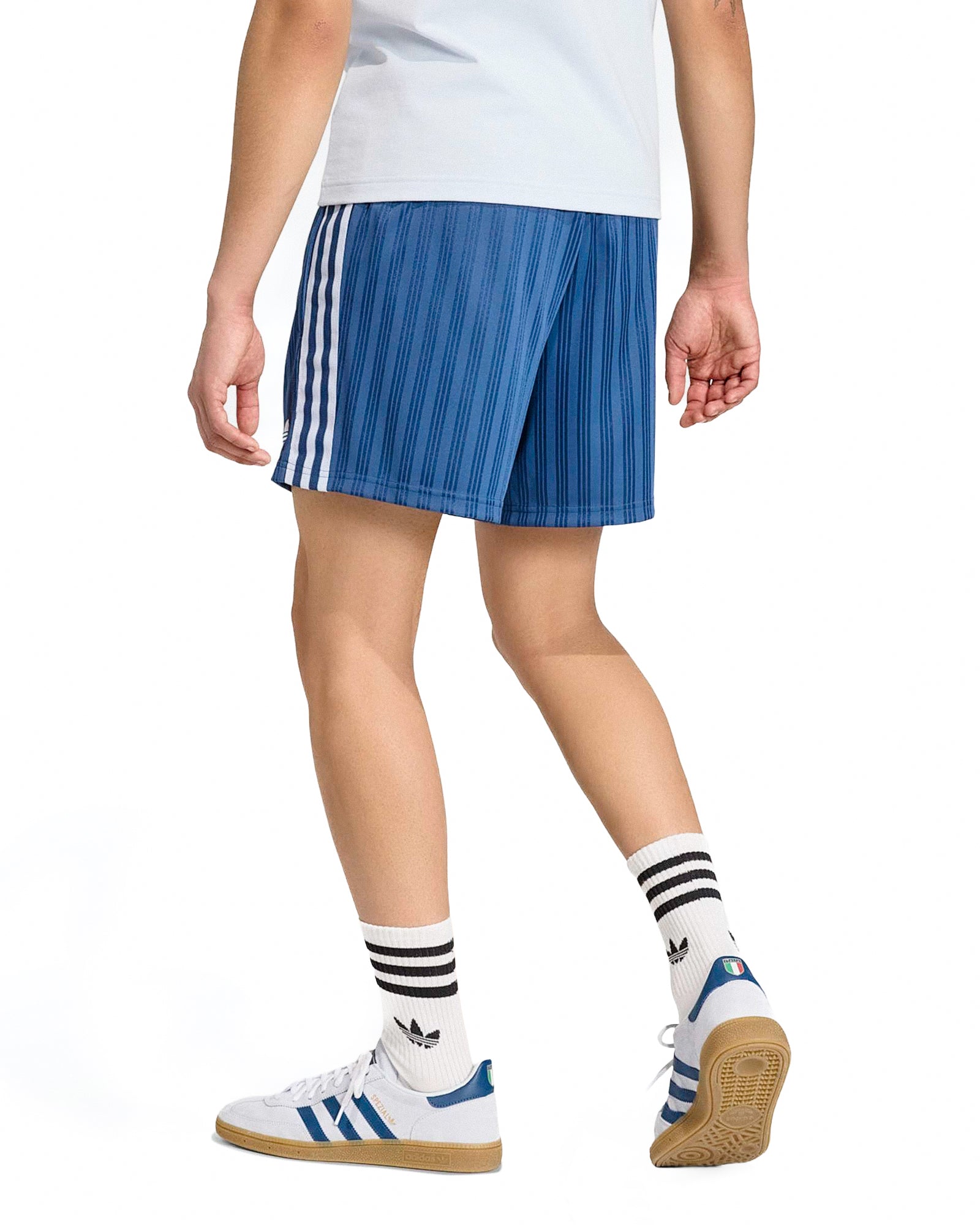 adidas FIGC Italy OG Shorts Night Marine Shorts JY9625 On Model Back View | Overkill
