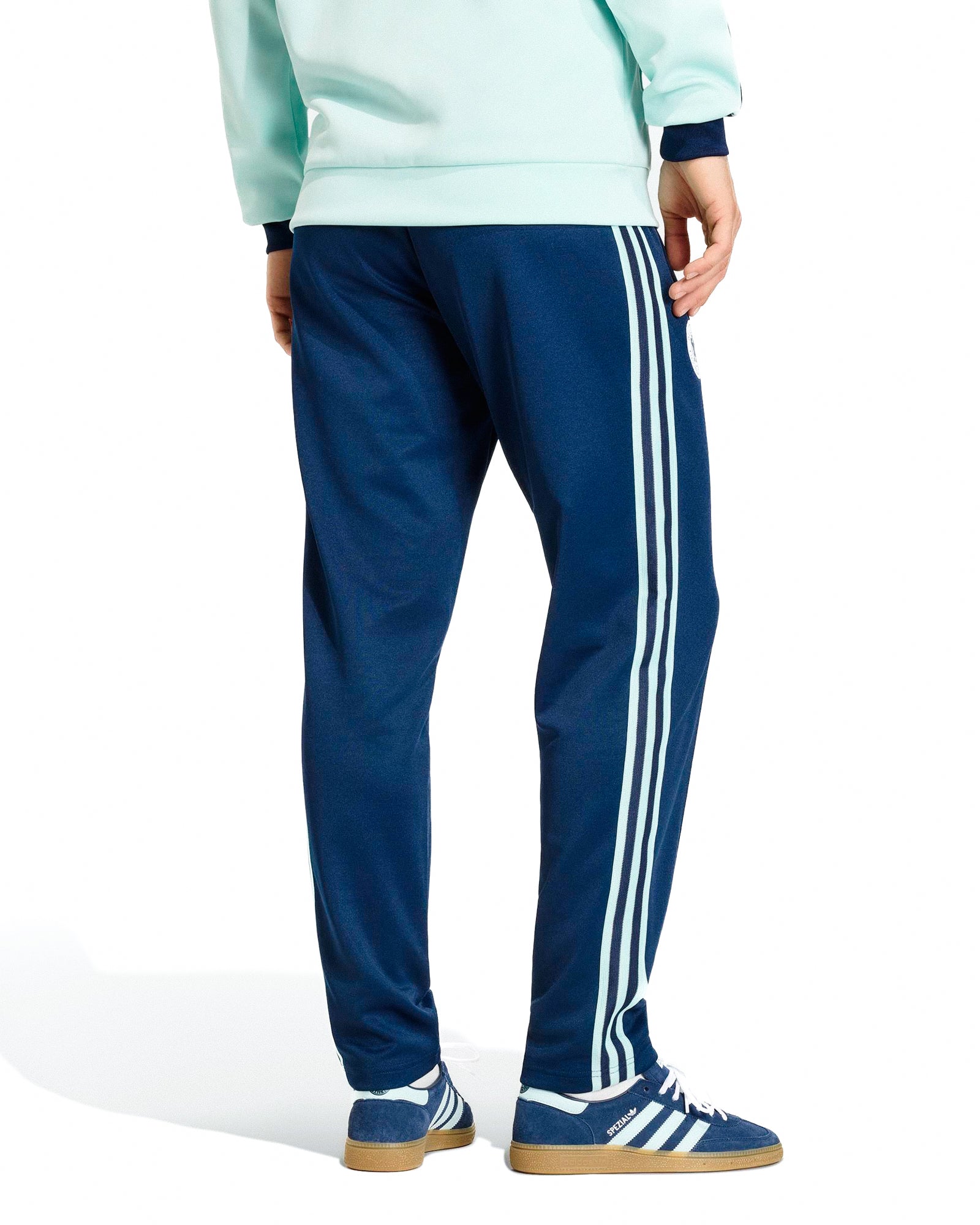 adidas DFB Germany OG Track Pant Collegiate Navy Sweat & Track Pants JZ9341 On Model Back View | Overkill
