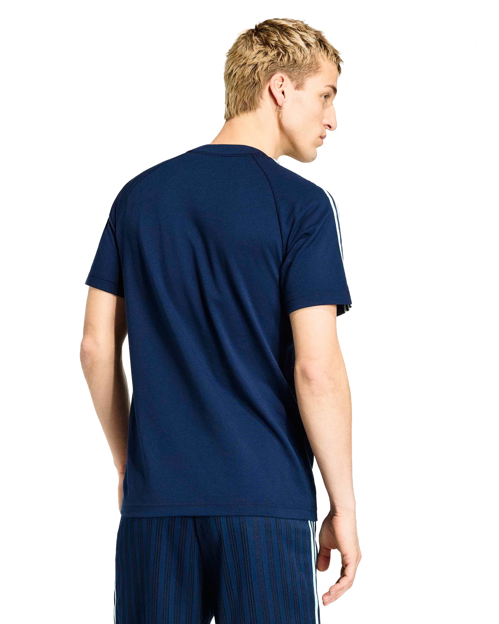 adidas DFB Germany OG Tee Collegiate Navy Dresses JZ9342 On Model Back View | Overkill
