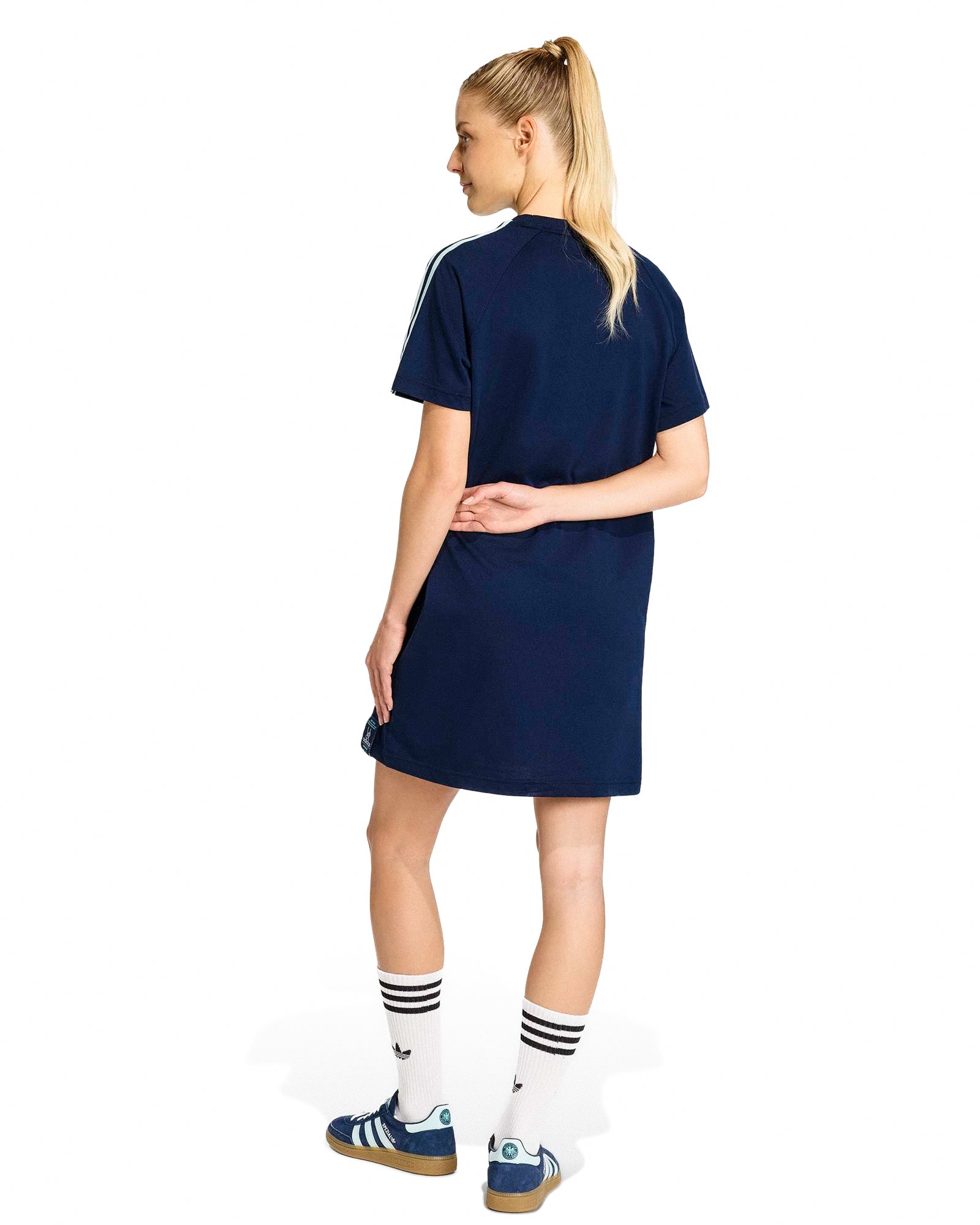 adidas DFB Germany OG Dress Collegiate Navy Dresses JZ9344 On Model Back View | Overkill
