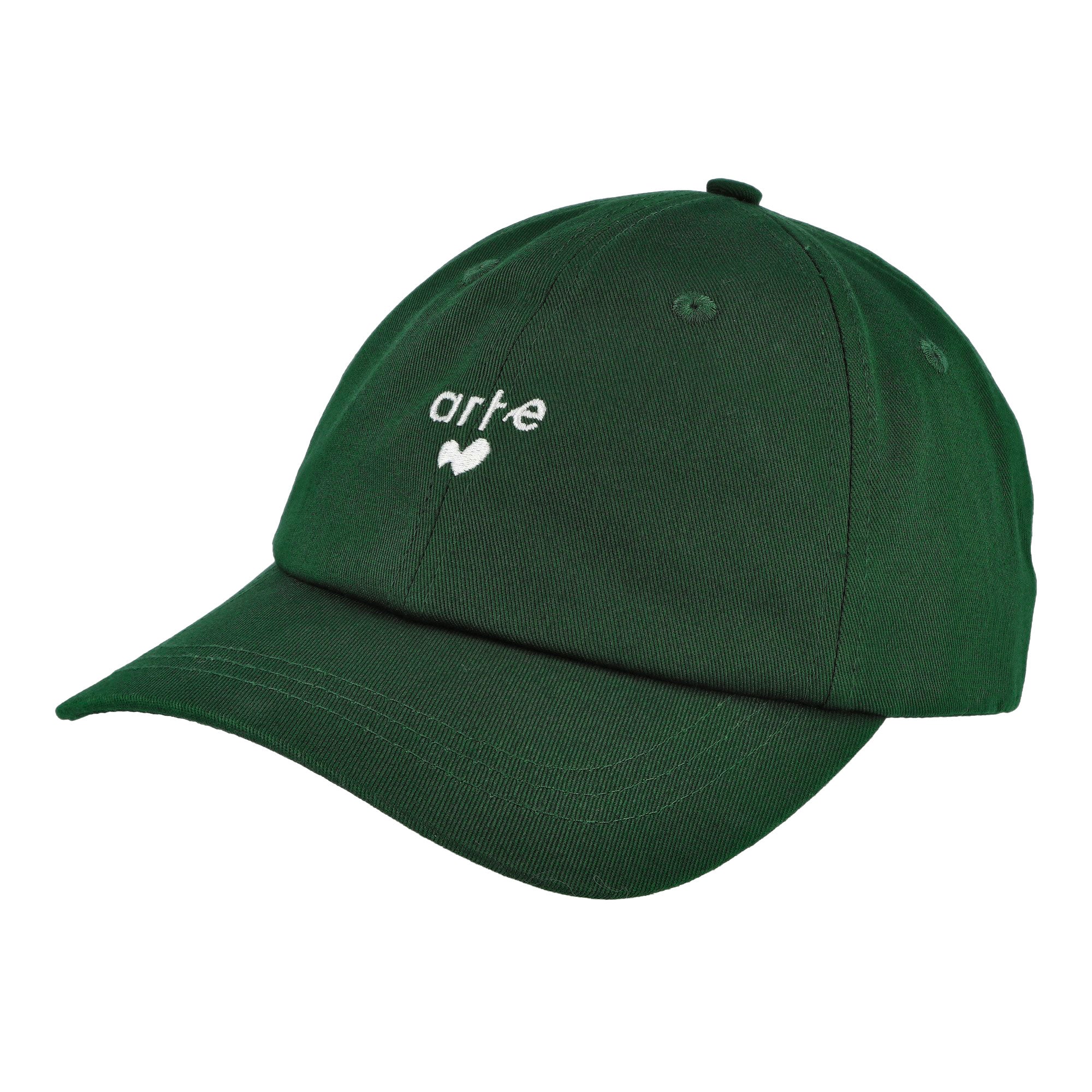 Arte Antwerp Heart Logo Cap Green Basecap SS26-215AC | Overkill
