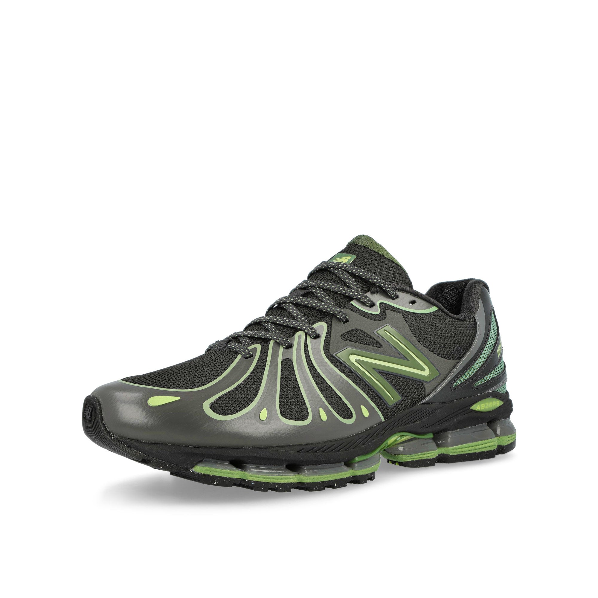 New Balance U189071H Faded Black / Utility Green Low Top Sneakers U189071H Close-up | Overkill
