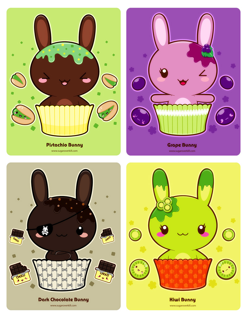 Pistachio Blueberry Dark Chocolate Kiwi - - Chocolate Bunnies